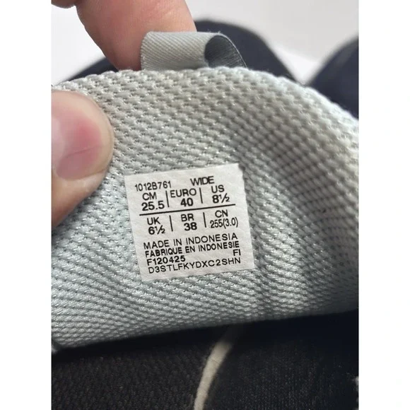 ASICS Gel-Venture 10 Trail Running Shoes Womens 8.5 Wide Navy Gray 1012B761 - Picture 9 of 9